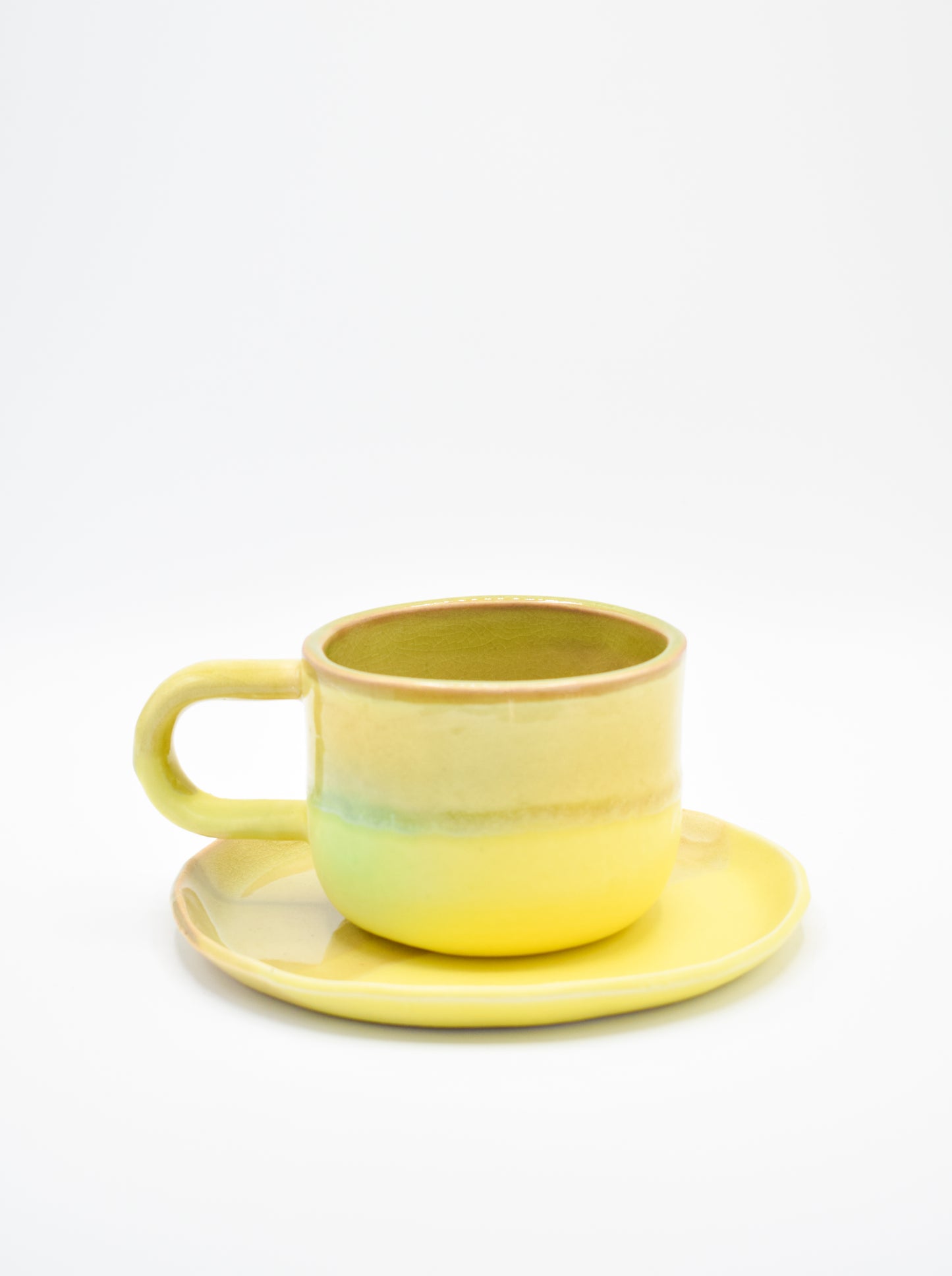 Taza con plato set