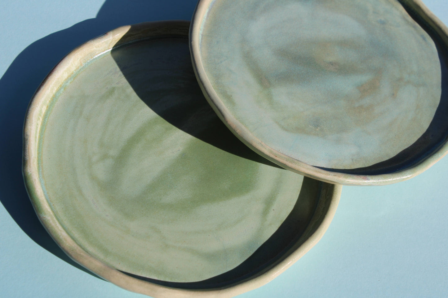 Otro plato plano verde